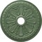 Ekena Millwork Bristol Ceiling Medallion (Fits Canopies up to 3 7/8"), 23 1/2"OD x 3 7/8"ID x 1"P, Athenian Green CM23BIAGF - alternate 1